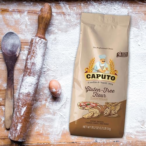 Antico Molino Napoli Antimo Caputo Pizza Flour, Gluten Free, 2.2 Pound (Pack of 2)
