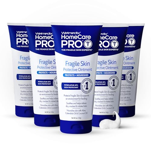 Welmedix Healing Ointment for Dry Skin - Skin Protection Barrier Cream | Hospital Grade Intensive Healing Ointment - Moisturizer for Very Dry, Cracked Skin - 5oz Tube