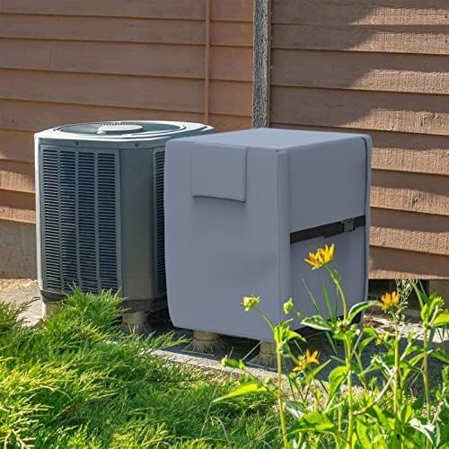 AKEfit Air Conditioner Cover for Outside, Grey, 24W x 24D x 30H inch