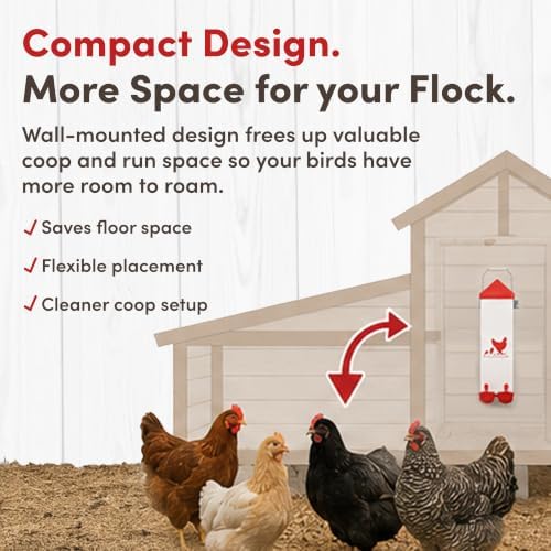RentACoop 2 Gallon High Rise Chicken Waterer with Cups & Nipples