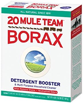 Laundry Soap Kit - Fels Naptha 4 bars, 20 Mule Team Borax Natural Laundry Booster, & Arm & Hammer Super Washing Soda