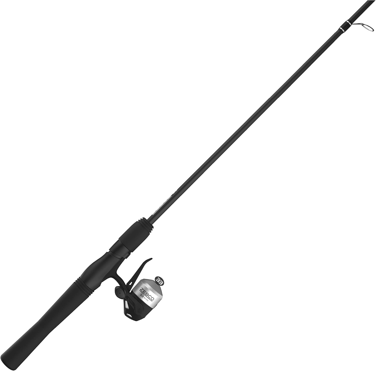 Zebco 33 Micro Spincast Reel and 2-Piece Fishing Rod Combo, 4.5-Foot Rod with Bonus Tackle Pack, QuickSet Anti-Reverse Fishing Reel with Bite Alert