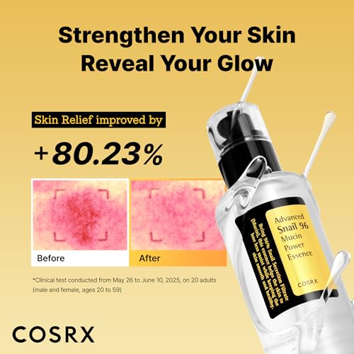 COSRX Snail Mucin 96% Repairing Serum for Sooothing & Hydrating 3.38 oz. | Snail Secretion Filtrate for Dull Skin & Fine Lines, Korean Skin Care