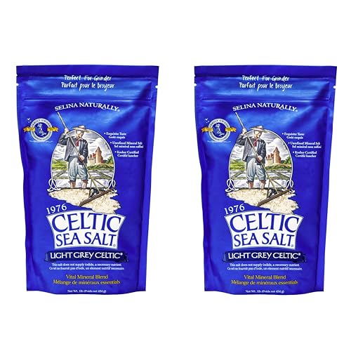 Celtic Sea Salt Light Grey Coarse, Unrefined Mineral Salt, Bulk 5 lb | Bulk coarse crystals with 70+ trace minerals for hydration, finishing, and everyday cooking; hand-harvested, lab tested