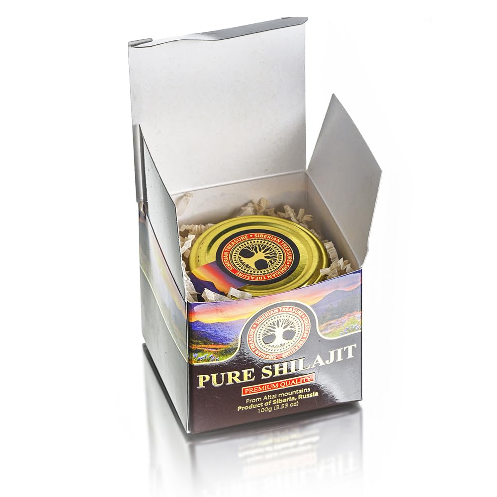 Pure Authentic Shilajit Siberian Mumijo Resin, 100 grams, 3.5 OZ