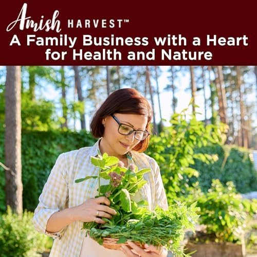 Sipping Apple Cider Vinegar Tonic – 1-Pack of Amish Harvest Elixir with 25 Herbs & Juices like Wildcrafted Apple Cider Vinegar with Mother &