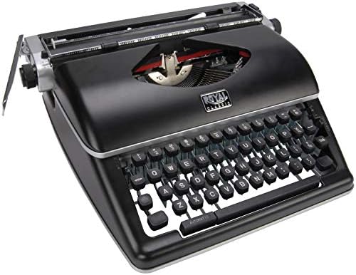 Royal Consumer Information Products Classic Retro Manual Typewriter (Black), Model Number: 79104P | Portable mechanical operation
