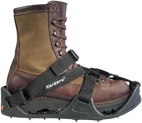 KORKERS TuffTrax w/Sharp Threaded Steel Spikes