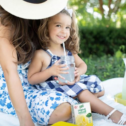 TRUE LEMON Original Lemonade Drink Mix (30 Packets) | Made from Real Lemon | No Preservatives, No Artificial Sweeteners