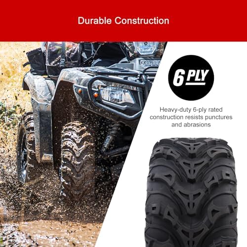 Tusk Mud Force® Tire 25x10-12 – Off-Road ATV/UTV Tire All-Terrain Mud Traction