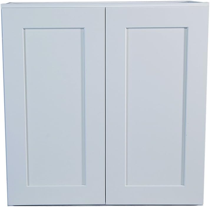 Design House Brookings Kitchen Wall Cabinet, 24", White | Adjustable Shelves, Adjustable Hinges, Wall Mount, Contemporary/Modern, Wood, Kitchen, 561571