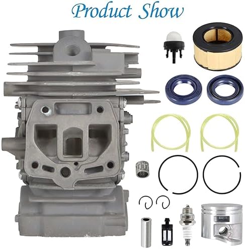 Autoparts Cylinder Piston Kit Replacement for Stihl MS251 MS 251 44mm Diameter Engine 1143 020 1207, 1143-020-1207 Chainsaw