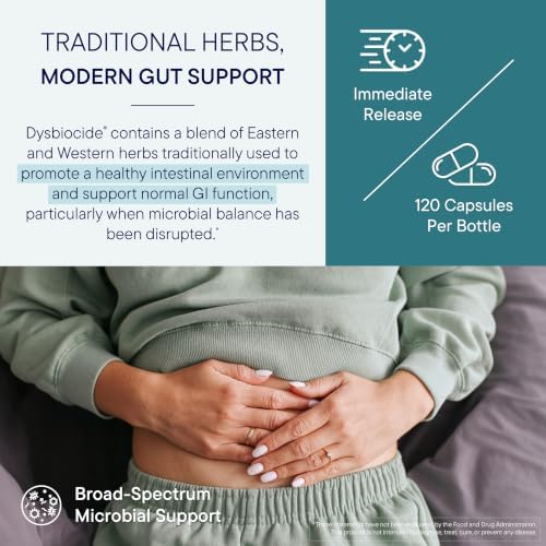 Biotics Research Dysbiocide Synergistic Botanical Blend Supports Normal Gut Health for Women & Men - Digestive Health Supplement - Supports Balanced