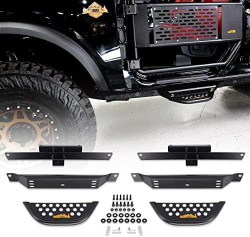 IAG I-Line Side Steps Without Factory Rock Rails for Ford Bronco 2 Door 2021-2024+ (Not Sport)
