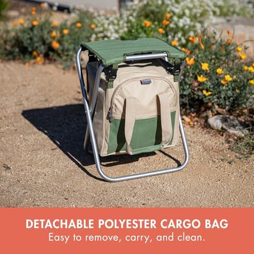 PICNIC TIME Garden Kneeler and Seat, Folding Gardening Bench