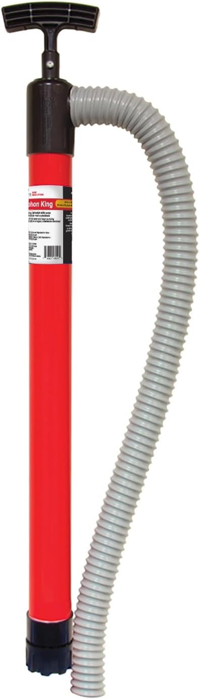 nVent KING INNOVATION 48036 Siphon King 36 in Utility Hand Pump | 36 in Hose, Manual Water Transfer Pump for Drainage, Irrigation & Liquid Removal (Formerly: King Innovation)
