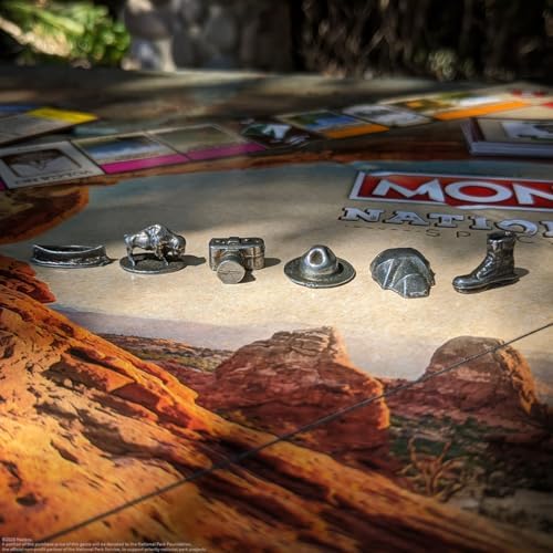Monopoly National Parks 2020 Edition | Featuring Over 60 National Parks from Across The United States | Iconic Locations Such as Yellowstone, Yosemite