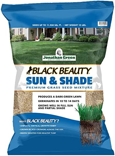 Jonathan Green (12005) Black Beauty Sun & Shade Grass Seed - Cool Season Lawn Seed (7 lb)