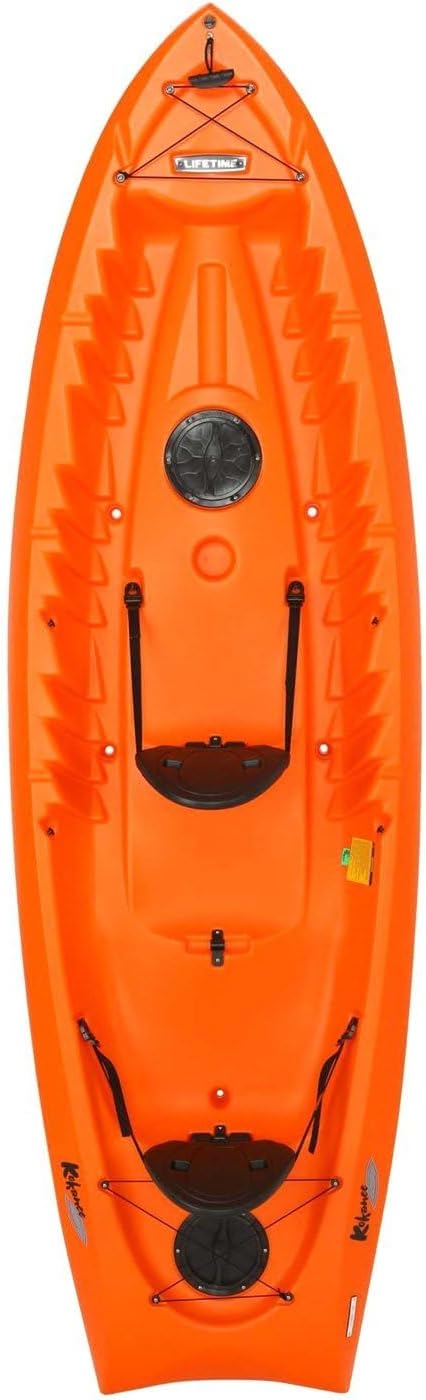 Lifetime Kokanee Sit-On-Top Kayak, Orange, 10'6"