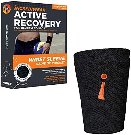 Incrediwear Wrist Sleeve – Wrist Brace for Women and Men, Helps with Inflammation, Swelling & Joint Pain Relief, Wrist Support for Recovering from Injury & Surgery (Grey, Large)