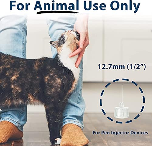 UltiGuard Safe Pack Pet Pen Needles and Disposal, 29G x 12mm (1/2"), 100 Ct