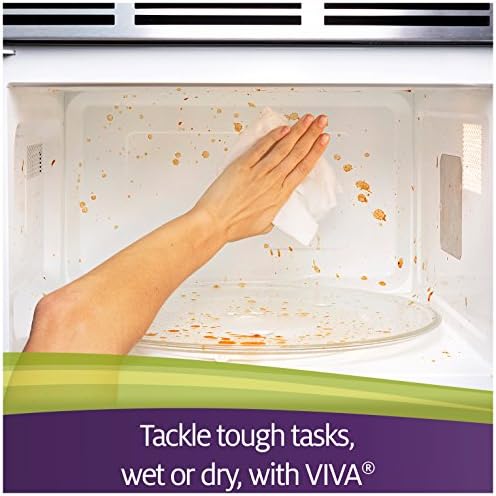 VIVA Choose-A-Sheet Paper Towels White Regular Roll 6 Count, Cloth-Like Texture, Strong & Soft Paper Towels for Ultimate Clean, 6 Count (Pack of 1)