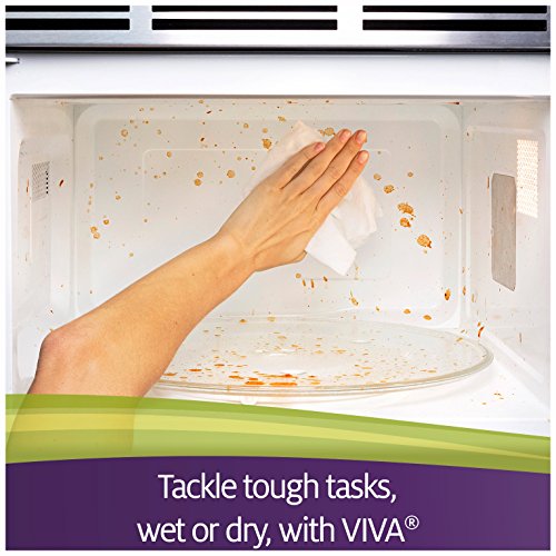 VIVA Choose-A-Sheet Paper Towels White Big Roll, 6 Rolls, Cloth-Like Texture, Strong & Soft Paper Towels for Ultimate Clean