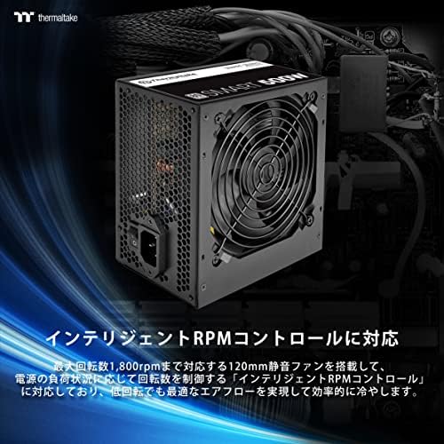 500W Power Supply, Thermaltake, PS-SPD-0500NPCWBZ-W