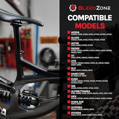 BleedZone Shimano Hydraulic Brake Bleed Kit with Mineral Oil