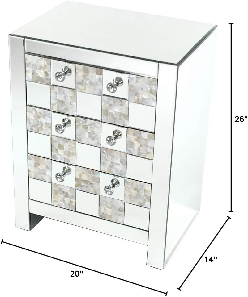 Wayborn Beveled Mirror Drawer & Chest