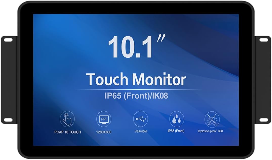 GreenTouch 18.5 Industrial Touch Monitor Open Frame, HDMI/VGA/DVI Interface, Muliti Touch Capacitive Touch Screen Technology