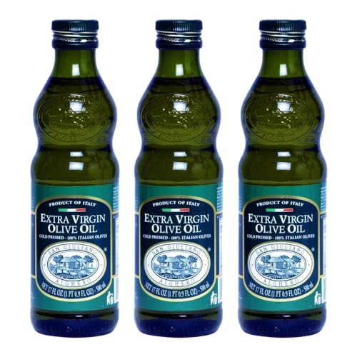 Polyphenol Rich Extra Virgin Olive Oil by San Giuliano, Pure 100% Italian EVOO from Italy, Cold Pressed for Everyday Cooking, Non-GMO Certified, Sustainably Farmed, 750 ML Bottle