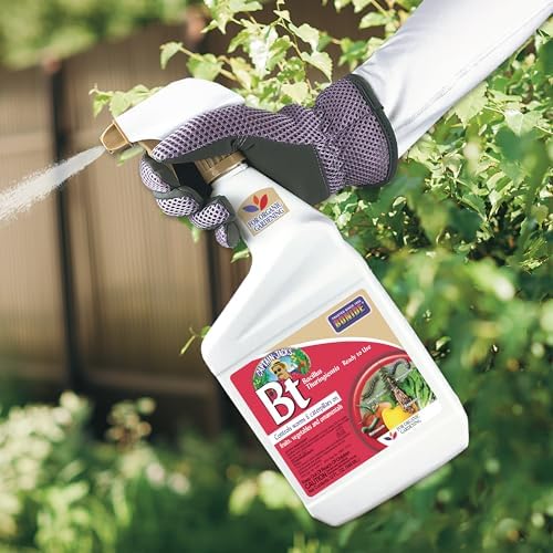 Bonide Captain Jack's Bacillus Thuringiensis BT, 32 oz | Ready-to-Use Spray, Worm & Caterpillar Control, For Organic Gardening