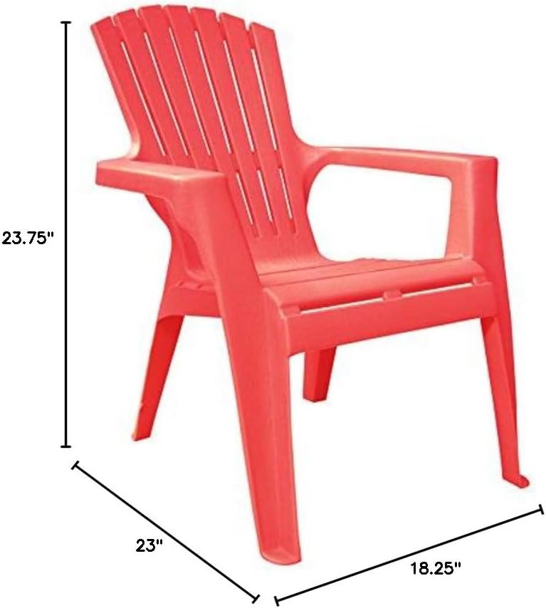 Adams Patio Furniture 8460-26-3731 Cherry Red Kids Chair (Pack of 1)