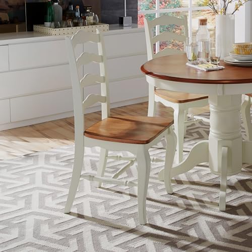 Homestyles French Countryside Off-White Dining Chairs, Set of 2