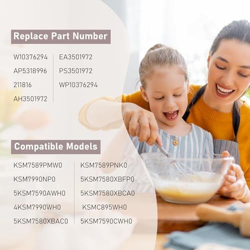 7&8 Quart Kitchen Stand Stainless Steel Mixer Attachments for Kitchen-Aid