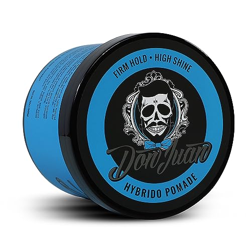 Don Juan Hybrido Pomade | Water Based | Strong Hold | High Shine | Natural Plant Extracts and Ocean Minerals | Summer Sea Breeze Scent, 4 oz.