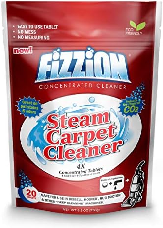 Fizzion Clean Stain Remover Steam Carpet Cleaner Tablets (20 Count)