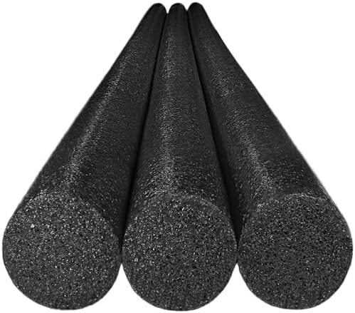 Oodles of Noodles Solid Deluxe Extra Long Pool Noodles - 3 Pack - Approx. 55 inch x 2.75 inch Durable Floating Foam Tubes - Premium Foam Noodle for Swimming, Crafts, Exercise, and Water Activities