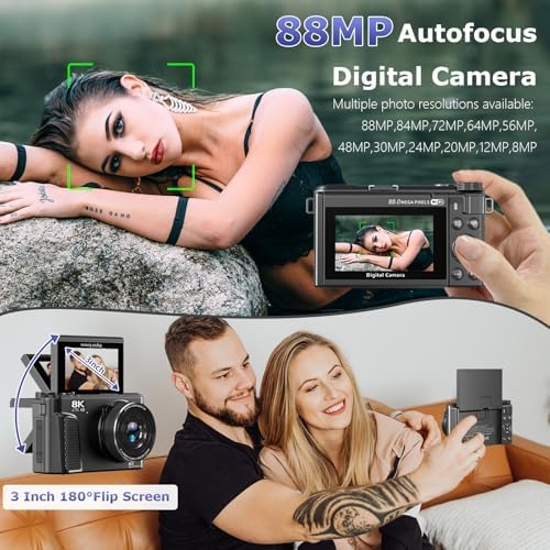 8K Digital Camera for Photography