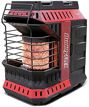 Mr. Heater MH11BFLEX Buddy FLEX 11,000 BTU Portable Propane Heater with 10-Feet Propane Hose Assembly Bundle (2 Items)