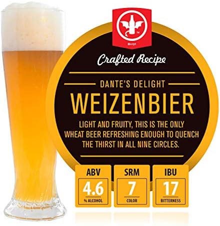 2 Gal. Hellfire Deep Red Ale Beer Recipe Kit - Makes a Wicked-Good 4.6% ABV Batch of Craft Brewed Beer
