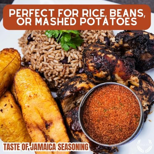 Gustus Vitae | Taste of Jamaica Seasoning | Jamaican Jerk Spice Blend | Premium Small Batch Seasoning | Gourmet Culinary Spices | All Natural | Non