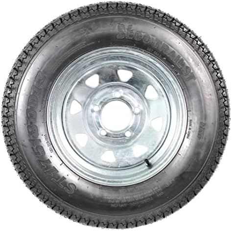 eCustomrim 2-Pack Trailer Tire Rim Assembly ST175/80D13 Galvanized 5 Lug