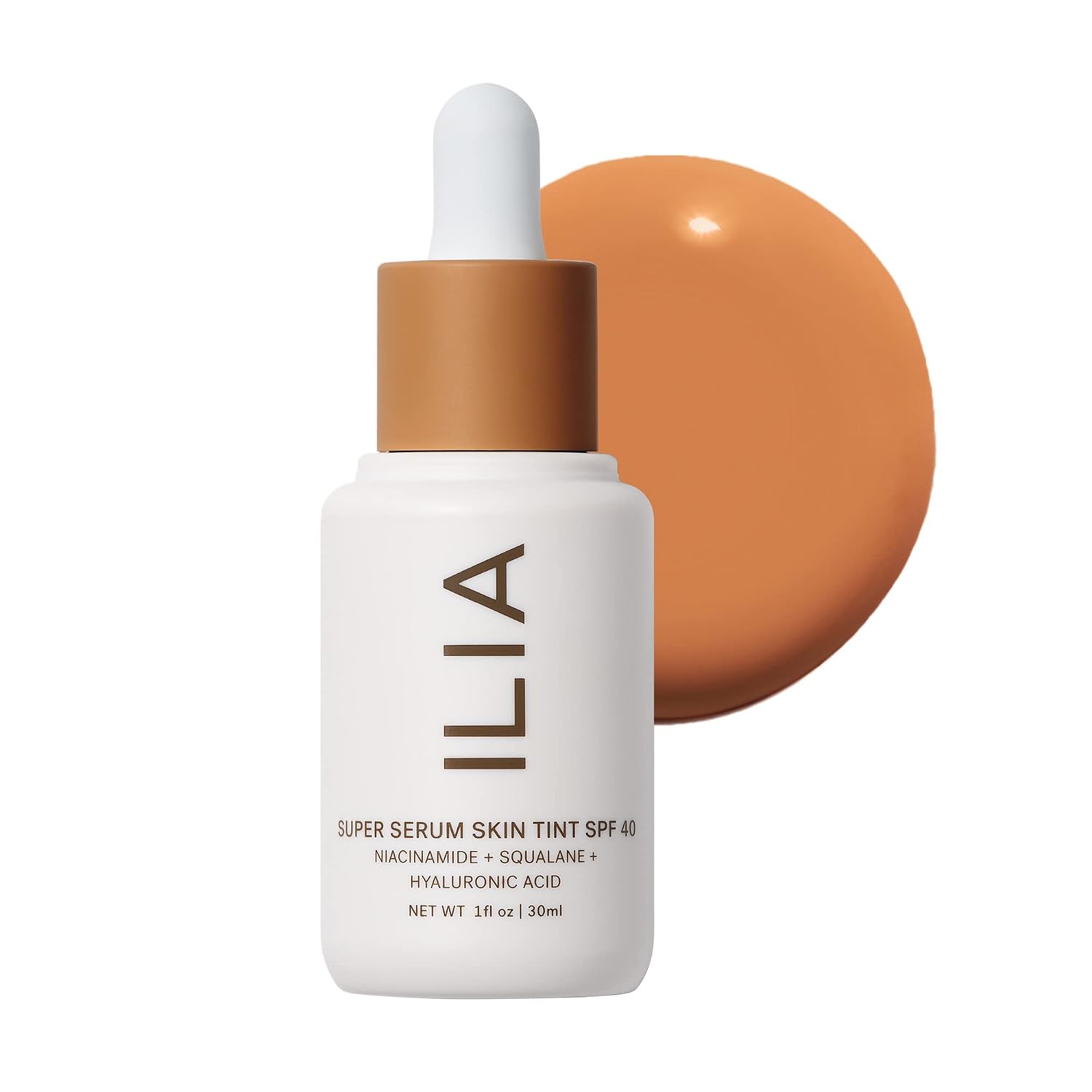 ILIA - Super Serum Skin Tint SPF 40 (Diaz ST7, 1 fl oz | 30 ml)