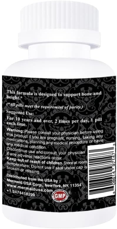 Tall Star - Best Height Support Star- Magic Growth Development Bone Capsules Maximizer for Teens Kids Adults Health Pills Gummies Support