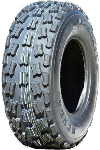 Kenda Dominator K300 ATV Tire - 22X8-10 | ATV & UTV All Terrain All Season Traction 31F Rated 4 Ply Bias Construction Black Sidewall Tire