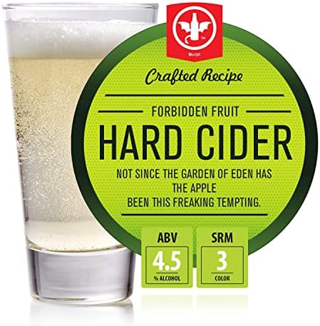 Hard Cider Kit Extra – NO AIRLOCK OR Siphon Required – Conical Fermenter Eliminates Sediment and Makes Wicked-Good Home Made Hard Cider - 2 Gal.