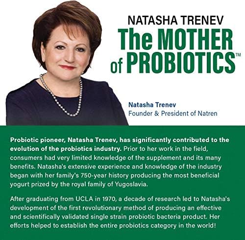 Natren Healthy Trinity Probiotics Supplement - 90 Dairy and Gluten Free Gel Capsules - Improve Gut and Digestive Health