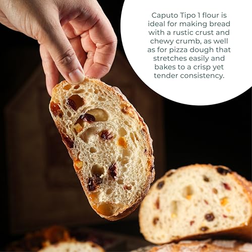 Antimo Caputo Tipo 1 Wheat Flour 11 LB Bag - Soft Wheat Flour, With Germ & Bran, Rustic Breads, Pizza & More - Italian Flour
